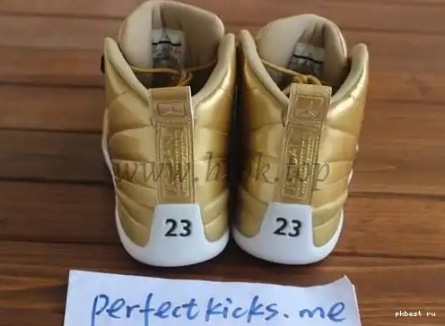 Authentic Air Gold 12 Jordan Pinnacle 0513